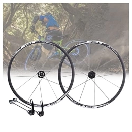 Asiacreate Parti di ricambio Ruota per Mountain Bike 26 / 27.5" Rilascio Rapido Cerchio Cuscinetto Sigillato Freno A Disco Set di Ruote MTB A Doppio Strato per 8-11 velocità (Color : Black, Size : 26'')