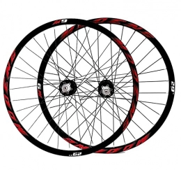 LHHL Ruote per Mountain Bike Ruote Anteriori E Posteriori per Bicicletta 26" / 27, 5" / 29" Cerchio in Lega CNC A Doppia Parete MTB Set Ruote per Bici 32H Freno Disco QR 8-10 velocità Hub Cassetta Cuscinetto Sfere