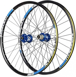 LIMQ Parti di ricambio Ruote Ciclismo per 26 27 5 29 Pollici Mountain Bike Coppia Ruote Lega A Doppia Parete Freno A Disco A Sgancio Rapido Compatibile 8-11 velocit, Blue-27.5inch