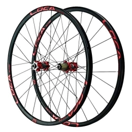 HAicom Ruote per Mountain Bike Ruote da ciclismo 26, Cerchio per mountain bike a doppia parete 27, 5 / 29 pollici Mozzo per bicicletta da corsa Set di ruote da strada 700C