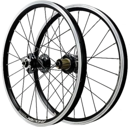 InLiMa Parti di ricambio Ruote da ciclismo Cerchi da 20 pollici 406 Freni a V / disco Set di ruote for mountain bike Cerchi da mountain bike da 24 fori Ruote da ciclismo