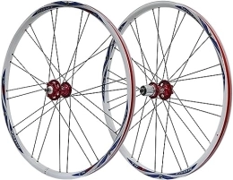 FOXZY Parti di ricambio Ruote da ciclismo Set di ruote for freni a disco for mountain bike Set di ruote for bicicletta a sgancio rapido da 26" Coppia di ruote for bicicletta (Color : Blue a, Size : 26'')