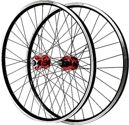 InLiMa Parti di ricambio Ruote da ciclismo Set di ruote for mountain bike 26 '' 27.5 '' 29 '' Cerchi V Mozzi for freni a disco 32 fori Set di ruote for bicicletta MTB a sgancio rapido (Color : Red, Size : 29'')