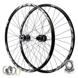 DYSY Ruote per Mountain Bike Ruote MTB 26 / 27, 5 / 29 Pollici, Cerchione for Bicicletta con Freno a Disco Anteriore Posteriore a 32 Raggi QR con Cuscinetti Sigillati Mozzi for Mountain Bike for 7 / 8 / 9 / 10 / 11 Velocità 2210 G (Size : 27