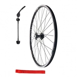 QHY Parti di ricambio Ruote Ruota Bici da 20 26 Pollici Set di Ruote per Biciclette MTB Cerchio in Lega Doppia Parete QR V / Freno Disco Fronte Retro 8 9 10 velocità 32H Nero (Color : Front Wheel, Size : 20inch)