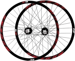 TIST Parti di ricambio Ruote, set di ruote for mountain bike, cerchioni for biciclette, freni a V, bulloni for ruote for mountain bike, ruote piene (colore: nero 1 pezzo)