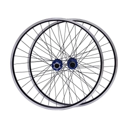 SABUIDDS Parti di ricambio SABUIDDS 27, 5 pollici / 27, 5" ruota anteriore e posteriore bicicletta blu, fino a 200 kg / 441 lbs, ruota posteriore per cassette da 7, 8, 9, 10, 11 e 12 s, mozzo colorato della ruota, per mountain