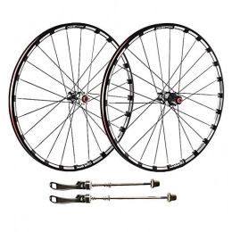 LIMQ Ruote per Mountain Bike Set di Ruote A Doppia Parete per Mountain Bike 26"27 5" 29"Mozzo in Lega di Carbonio con Freno A Disco A Sgancio Rapido - Circa 1820 G, Black-27.5inch