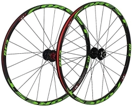 L.BAN Parti di ricambio Set di ruote da 26 pollici per mountain bike, ruote da ciclismo MTB a doppia parete Cuscinetti sigillati con freno a disco Compatibile 24 ore su 24 8 8 10 11 Velocità / Ruota Mountain Bike, B-26 p