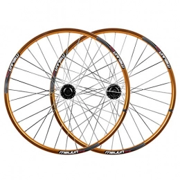 VBCGGGG Ruote per Mountain Bike Set di ruote mountain bike 26 pollici Dõ □ Blë Wall Rims sigillato cuscinetto sigillato disco freno a disco QR per 7 / 8 / 9 / 10 Velocità Cassetta Volatore MTB Ruota della bicicletta 32 raggio Ruota libera