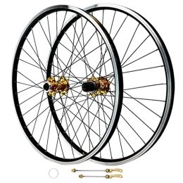 HAicom Ruote per Mountain Bike Set di ruote per bici 26 / 27, 5 / 29 pollici, doppia parete in lega di alluminio V Brake Hybrid / Mountain Bike 9x100mm mozzo 32 fori per 7 / 8 / 9 / 10 / 11 velocità