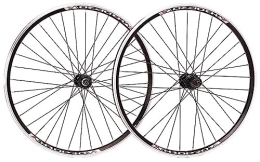 OMDHATU Parti di ricambio Set di ruote per mountain bike 24 / 26 pollici Cerchi con freno a V Ruote a sgancio rapido Mozzi con cuscinetti a sfera Supporto cassetta 8 / 9 / 10 velocità (Size : 24in)