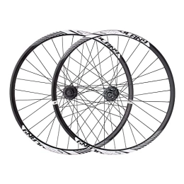 WLKY Parti di ricambio Set di ruote per mountain bike, 27, 5 / 29 pollici, freno a disco da 30 mm di larghezza, mozzo XD / HG 12 x 148 mm, asse a innesto, 6 morsetti di bloccaggio 32H, bici MTB, lunga durata (27, 5 pollici), nero