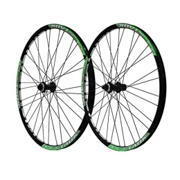 NEZIH Parti di ricambio Set di ruote per Mountain Bike 27, 5 Pneumatici per cerchioni in lega a doppia parete per bicicletta 1.5-2.1"Freno a disco 7 8 9 velocità a sgancio rapido 32H (Colore : C) (A)