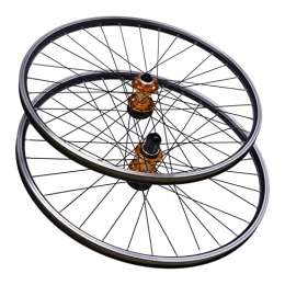 Bathrena Parti di ricambio Set di ruote per mountain bike, 29 pollici, set di cerchi in lega di alluminio, freni a disco, mountain bike, sgancio rapido e ruote posteriori (A-5)