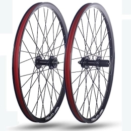 OMDHATU Ruote per Mountain Bike Set di ruote per mountain bike da 26 pollici Cerchi con freno a disco Mozzi con cuscinetti sigillati Supporto cassetta 8-10 velocità QR anteriore 100mm posteriore 135mm