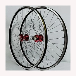 OMDHATU Ruote per Mountain Bike Set Di Ruote Per Mountain Bike Da 26 Pollici Cerchioni Con Freno A Disco V-brake A Doppia Funzione Mozzi A Cuscinetti Sigillati Supporto Cassetta 8-12 Velocità Set Di Ruote QR (Color : C)