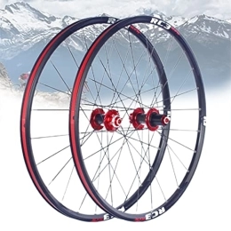 Asiacreate Ruote per Mountain Bike Set di Ruote per MTB 26 / 27, 5 / 29 Pollici Freno A Disco QR Ruote 24 Raggi Fibra di Carbonio Mozzi Cuscinetti Sigillati Cerchi per Mountain Bike 7 8 9 10 11 velocità Cassetta