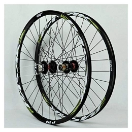 NEZIAN Parti di ricambio Set Ruote 26" / 27.5" / 29" for Mountain Bike Cerchio MTB In Lega Di Alluminio A Doppia Parete Rilascio Veloce Freno A Disco 32H 7-11 Velocità (Color : C, Size : 29in)