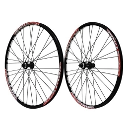 NEZIAN Parti di ricambio Set Ruote 27.5" for Mountain Bike for Bici Da MTB A Cerchione A Doppia Parete Freno A Disco A Rilascio Rapido 7 8 9 Velocità (Color : A)