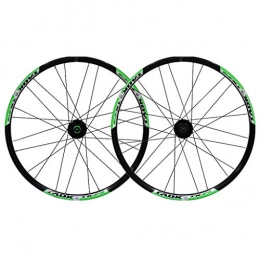 AISHANG Ruote per Mountain Bike Set Ruote Bici 24"Ruote MTB Cerchi in Lega a Doppia Parete Pneumatici 1, 5-2, 1" Freno a Disco 7-11 velocità Mozzo Palin a sgancio rapido 24H