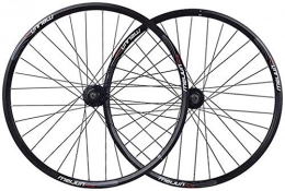 Wheels Ruote per Mountain Bike Wheels Set di Ruote per Biciclette MTB da 26 Pollici, Mountain Bike A Doppia Parete Cerchi del Disco del Freno del Disco QR per 7 / 8 / 9 / 10 della Cassetta della velocità 32 Raggio(Size:26inch, Color:D)