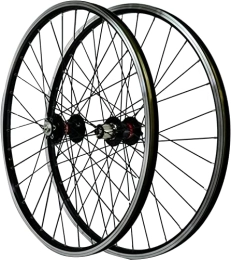 Amdieu Parti di ricambio Wheelset Ruota freno a disco for mountain bike da 26 pollici, anteriore 2 posteriore 4 mozzo cuscinetto V Freno a doppio strato a doppio strato in lega di alluminio ad alta resistenza road Wheel