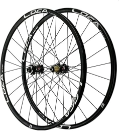 Amdieu Ruote per Mountain Bike Wheelset Set di ruote for biciclette da 700C 26 / 27.5 / 29, mountain bici da bici da bici attraverso l'asse ultraleggero anteriore a ruota posteriore a bordo freno a cerchione 8-12 velocità road Wheel