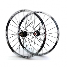 WRJ Ruote per Mountain Bike WRJ Mountain Ruota di Bicicletta, Ultraleggeri Doppi Freni A Disco Parete 26 Pollici Cerchio Ibrido Duro Forgiato Forgiato Aluminiumturmfuß, 1