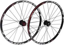 YSHUAI Parti di ricambio YSHUAI MTB Ciclismo Ruote 26 / 27.5 Pollici, Mountain Bike Wheelset Lega Doppia Parete Cerchio Freno A Disco A Sgancio Rapido Sigillato Cuscinetti 8 9 10 11 Velocità, Bianco, 27.5 cm