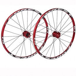 YUDIZWS Parti di ricambio YUDIZWS MTB Wheelset 26 / 27.5 Lega di Alluminio Anteriore 2 Posteriori 5 Cuscinetti 24 Fori Compatibili con 8-11 velocità QR Freno A Disco (Size : 26inch)