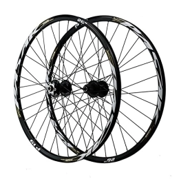 YUDIZWS Ruote per Mountain Bike YUDIZWS Set Ruote Bici Mountain 26 / 27.5 / 29 Pollici Freno A Disco Cerchioni MTB Doppia Parete Rilascio Rapido per 32H 7 / 8 / 9 / 10 / 11 / 12 di velocità (Color : Grey, Size : 26inch)