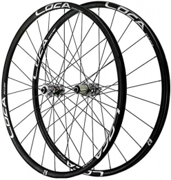 YZU Parti di ricambio YZU MTB Mountain Bike Ruote 26 27.5 29 Pollice Ultralight CNC Cerchio Freno A Disco Bicicletta Wheelset QR 7 8 9 10 11 12 Velocità Cassette Volano 24H 1700g, B-Silver, 26"