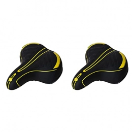 ABOOFAN Parti di ricambio ABOOFAN 2pcs Molla Alta Elastico Sella Assorbimento Cuscino Confortevole Sedile per Uomo Donna (Nero Giallo Primavera)