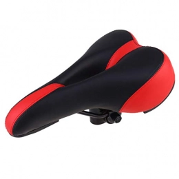 ABOOFAN Parti di ricambio ABOOFAN Comodo sellino traspirante mesoporoso cuscino per sellino per bici da mountain bike, accessorio supplementare per ciclismo per bici (colore nero rosso)