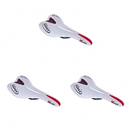 ABOOFAN Seggiolini per mountain bike ABOOFAN VADER- 104 Ergonomico MTB Racing Road Offroad Mountain Bike Sella Sella di Ciclismo (Bianco)