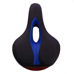 AYCPG Parti di ricambio Ampia Comodo Sedile della Bici MTB Bici Comfort Cuscino Sella Cuscino Sedile Bicicletta Ciclismo LED Coda Lampeggiante Lampeggiante lucar (Color : Blue, Size : One Size)