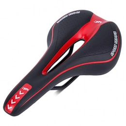 Asvert Seggiolini per mountain bike Asvert Sella per Bici Mountain in Gel Sedile Bicicletta Ergonomica con Nastro Riflettente Comoda Imbottitura in Memory Foam con Molle Adatta a Tutti i Tipi di Biciclette (Rosso)