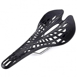 BFFDD Seggiolini per mountain bike BFFDD Sella della Bici Ragnatela Sella della Bicicletta Anteriore Seat Mat Traspirante sede di Bicicletta del Rilievo della Bici della Bicicletta Accessori (Color : Black)