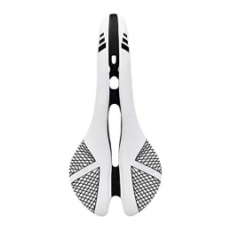 BFFDD Seggiolini per mountain bike BFFDD Strada del Carbonio Sella della Bicicletta Cava Mountain Full Carbon Sella della Bici / sede / 115g Pelle Carbon MTB Sella + (Color : White)