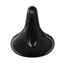 Clicitina Seggiolini per mountain bike Bicicletta Sella Comfort Comfort del sedile della bicicletta della bicicletta Morbido Cuscino di Montagna Accessori per bicicletta Ciclabile Bagagli (Black, One Size)