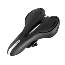 SHHMA Parti di ricambio Bicycle Saddle Seat Mountain Bike Saddle Morbido in Pelle a Lunga Distanza a Lunga Distanza Impermeabile Impermeabile per MTB, Strada, Biciclette Pieghevoli