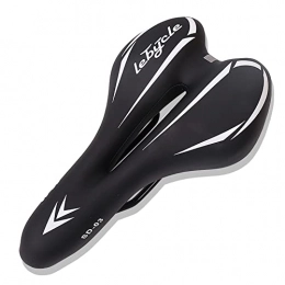 SHHMA Parti di ricambio Bicycle Saddle Seat Road Bike Seat Cushion Borsa Mountain Bike Saddle Hollow Comodo Cuscino da Equitazione per MTB, Strada, Biciclette Pieghevoli, Bianca