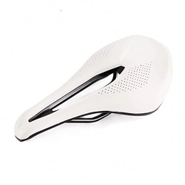 Bktmen Seggiolini per mountain bike Bike Saddle Mountain Road Bicycle Saddle MTB Widen Racing Seat Soft Cycling Pezzi di Ricambio Black Bianco Bicycle Seat (Color : White)