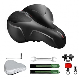 Berrywho Parti di ricambio Bike Saddle Road Bike Wide Saddles Morbido Memory Sponge Bicycle Seat Comfort Cycling Seat per uomo Donne