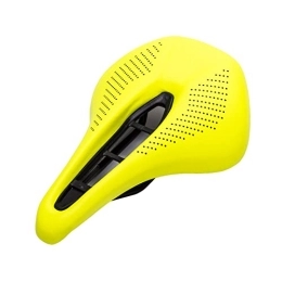 SHHMA Seggiolini per mountain bike Bike Saddle Seat Cuscini per Biciclette Confortevole Morbida Mountain Bike Selle Ciclismo Accessori per Ingranaggi per MTB, Biciclette da Strada, Giallo