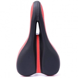 No logo Seggiolini per mountain bike Bike Selle Cuscino Sedile Bicicletta Universale Scopare Ampliata Confortevole Cuscino Molle di Alta Elastic Accessori Biciclette Ciclismo, Parti della Bicicletta (Color : Red)