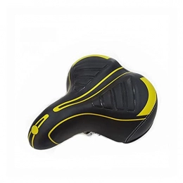 Bktmen Seggiolini per mountain bike Bktmen Bicycle Saddle Seat PU in Pelle Bicycle Saddle Saddle Cuscino MTB Bike Sdraiata Tappetino Comodo Bici Sedile Bici Antiurto Antiurto Bicycle Saddle Bicycle Seat (Color : Yellow)