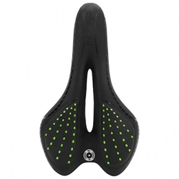 BOLORAMO Seggiolini per mountain bike BOLORAMO Sella per Bici Cava, da Molto Tempo in Sella Senza Dolore Comoda + Morbida Sella per Bici Facile da installare per pedalare Senza Dolore Equitazione a Lunga Distanza(Black Green)