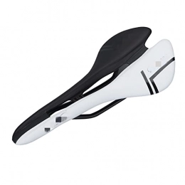 CANJIE Parti di ricambio canjiao Shop New Race Bike Mountain Bike Road Bike Saddle 143mm Confortevole Accessori for Biciclette in Bicicletta (Color : White Black)